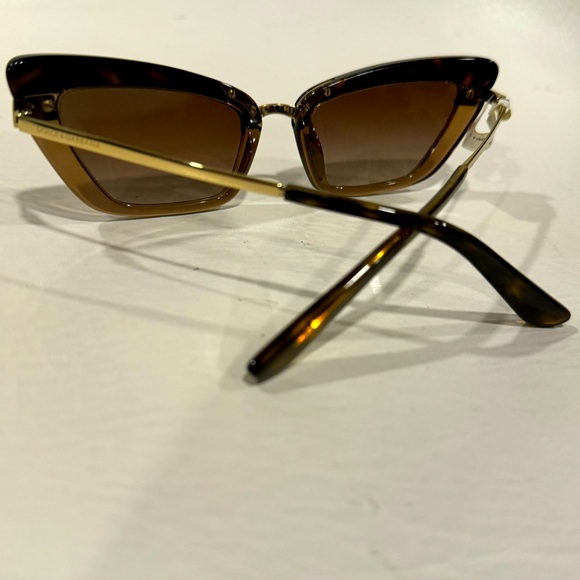 ☀️ Dolce & Gabbana ☀️ DG Cat-Eye Sunglasses NEW Havana - Picture 9 of 10